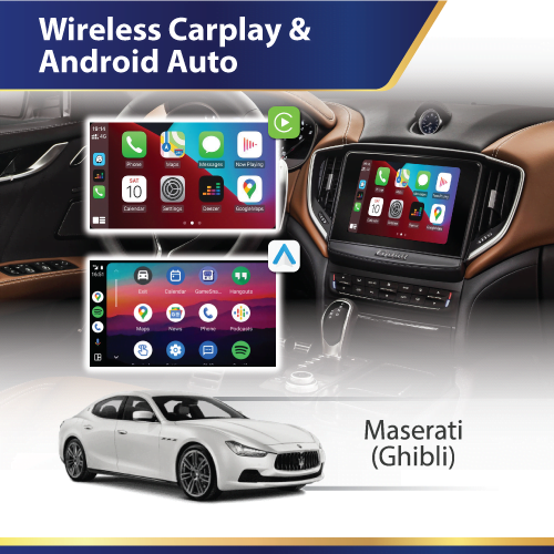Wireless Carplay & Android Auto (Ghibli) Maserati