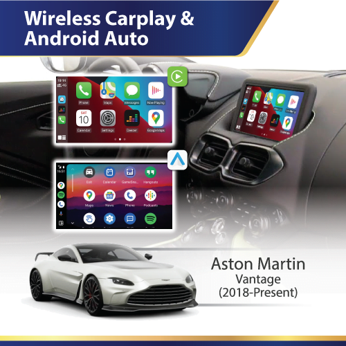 Wireless Carplay & Android Auto (Vantage) Aston Martin (2018-present)