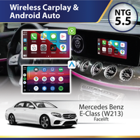 Wireless Carplay & Android Auto (W213) Mercedes E-Class (NTG5.5)