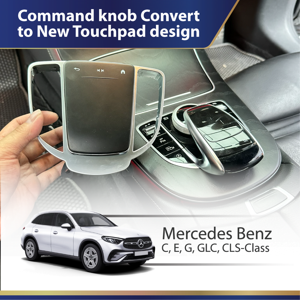 Mercedes Command knob convert to New Touchpad design