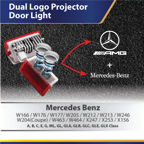 Dual Mode Laser Projector Door Logo Light (Mercedes Benz) W206