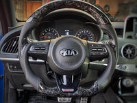 Custom Kia Carbon Fiber Steering Wheel
