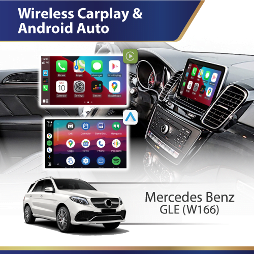 Wireless Carplay & Android Auto (W166) Mercedes GLE