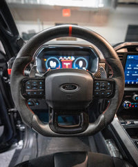 Custom Ford Carbon Fiber Steering Wheel
