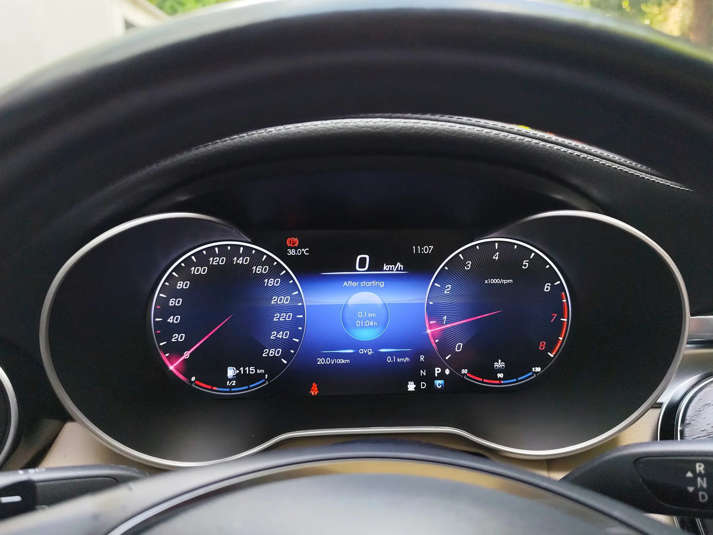 Digital Instrument Cluster (Mercedes Benz) C-Class GLC (NTG 5.0) Pre-facelift