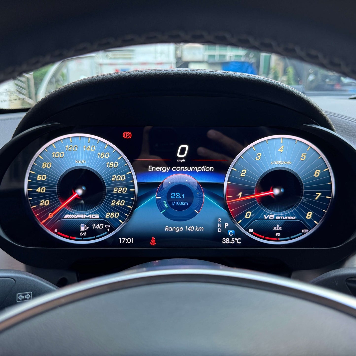 Digital Instrument Cluster (Mercedes Benz) ML/GL-Class (W166)