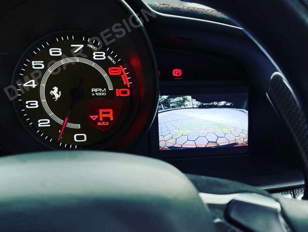 Backup Rear Reverse Parking Camera (Ferrari)