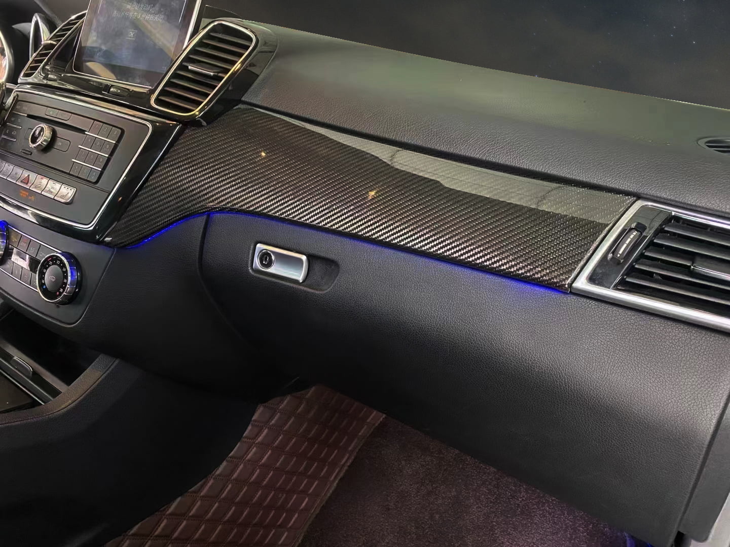 Ambient Light Kit (W166) Mercedes GLE-Class (Original With 3 Color Ambient Light)