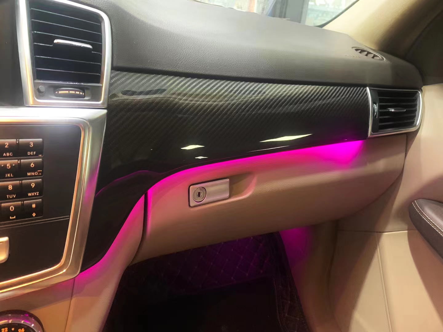Ambient Light Kit (W166) Mercedes GLE-Class (Original With 3 Color Ambient Light)