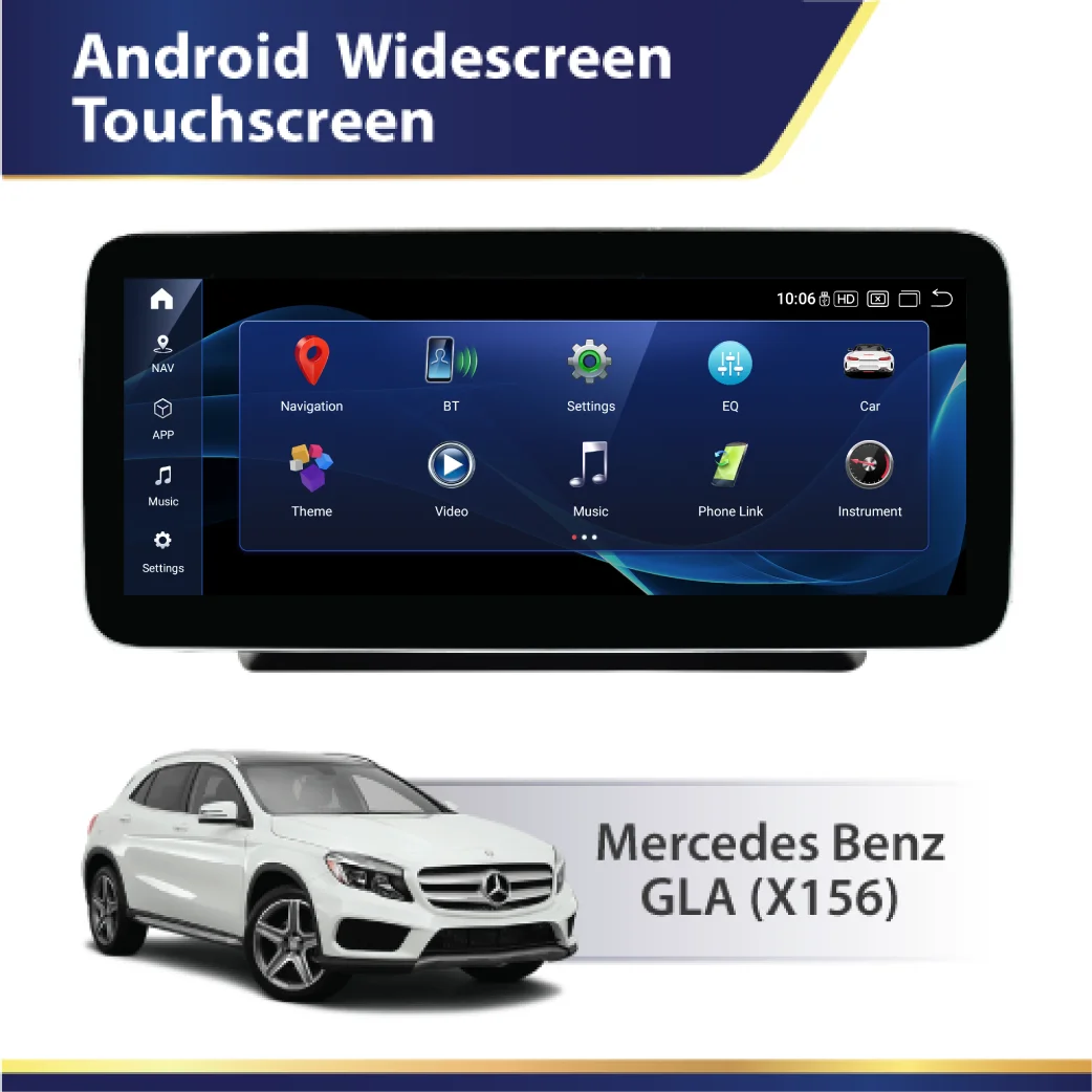 Android Widescreen Touch Screen (X156) Mercedes GLA