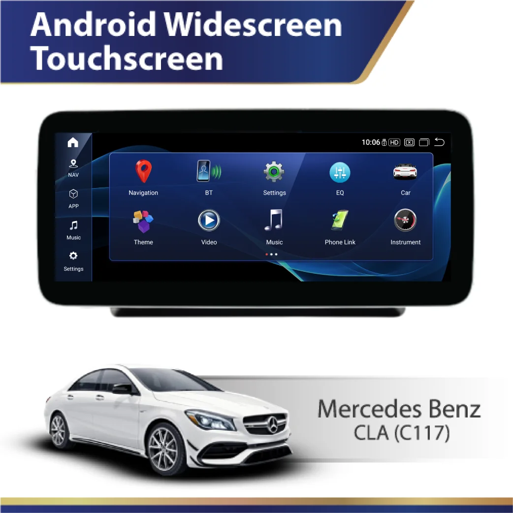 Android Widescreen Touch Screen (W176) Mercedes A-Class