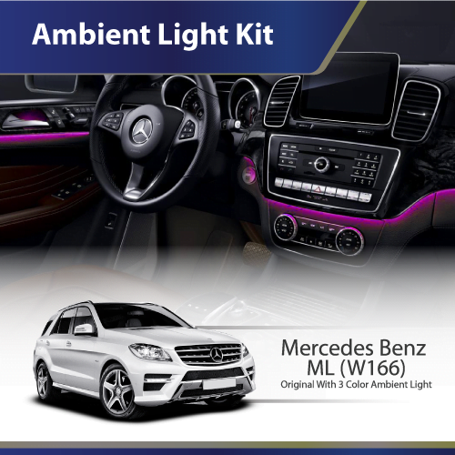 Ambient Light Kit (W166) Mercedes ML-Class (Original With 3 Color Ambient Light)