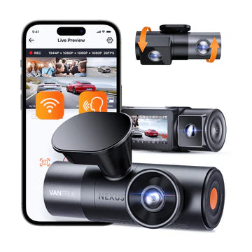 Vantrue N5 4 Channel WiFi 360° All Sides Dash Cam