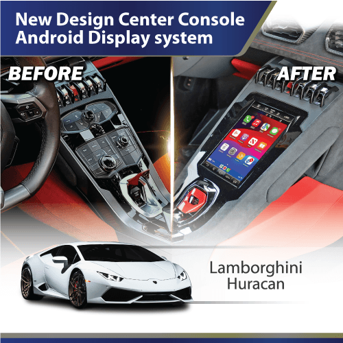 Lamborghini Huracan new Design Center Console Android Display system