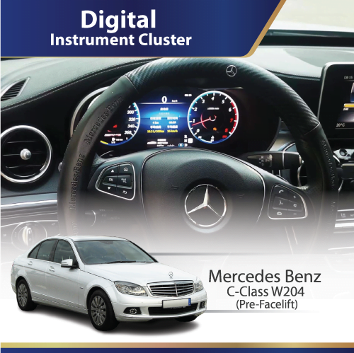 Digital Instrument Cluster (Mercedes Benz) C-Class (W204 Pre-Facelift)