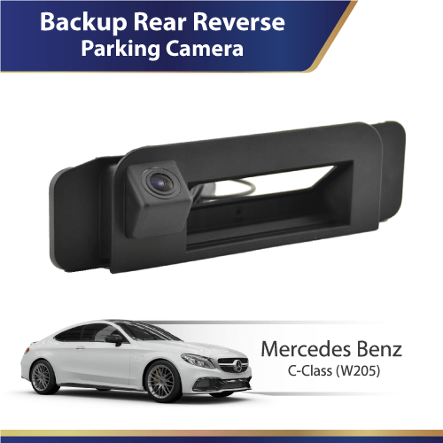 Backup Rear Reverse Parking Camera With Handle (Mercedes) C-Class (W205)