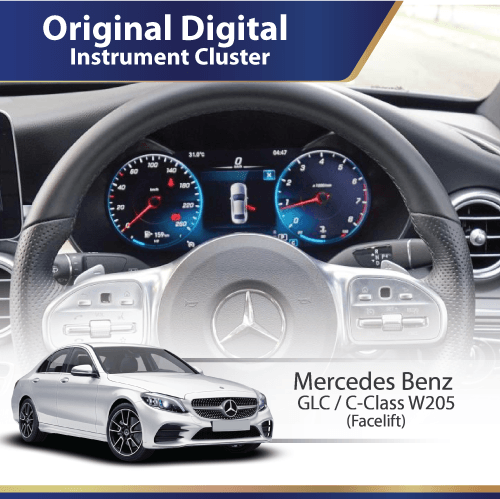 Original Digital Instrument Cluster (Mercedes Benz) W205 Facelift C-Class GLC