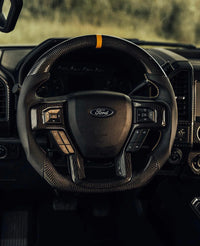 Custom Ford Carbon Fiber Steering Wheel