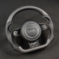 2017-2023 Audi B9 A3/S3/RS3 A4/S4 A5/S5/RS5 Custom Carbon Fiber Steering Wheel