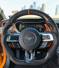 Custom Mustang Carbon Fiber Steering Wheel