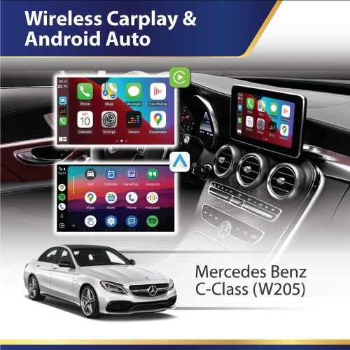 Wireless Carplay & Android Auto (W205) Mercedes C-Class Pre-facelift (NTG 5.0 5.1)