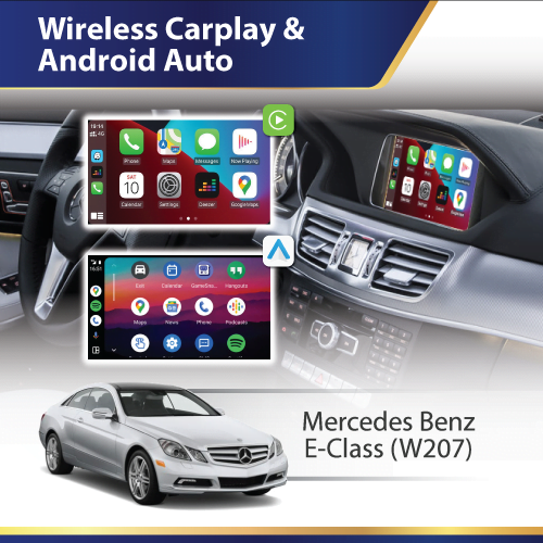 Wireless Carplay & Android Auto (W207) Mercedes E-Class Coupe