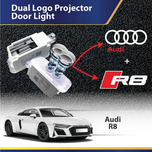 Dual Mode Laser Projector Door Logo Light (Audi R8)