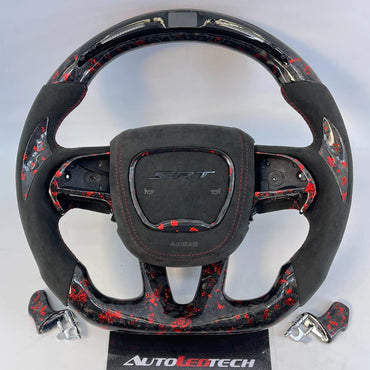 Dodge Charger Challenger Durango Custom Carbon Fiber LED Steering Wheel