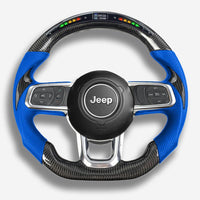 Custom Jeep Carbon Fiber Steering Wheel