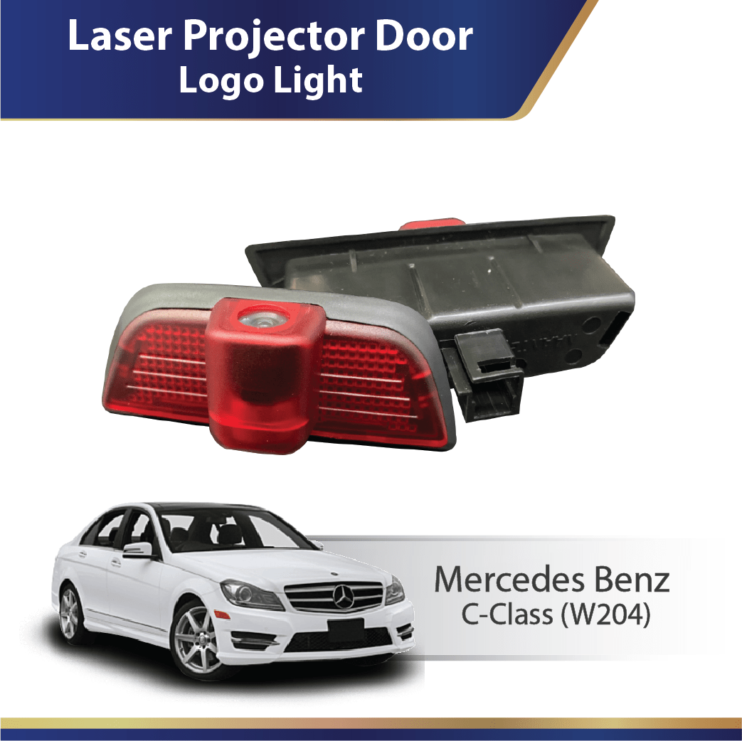 Laser Projector Door Logo Light (Mercedes Benz) C-Class (W204) Sedan