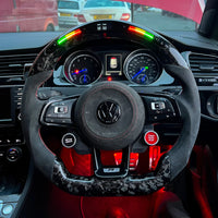 Custom Volkswagen Carbon Fiber Steering Wheel