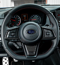 Custom Subaru Carbon Fiber Steering Wheel