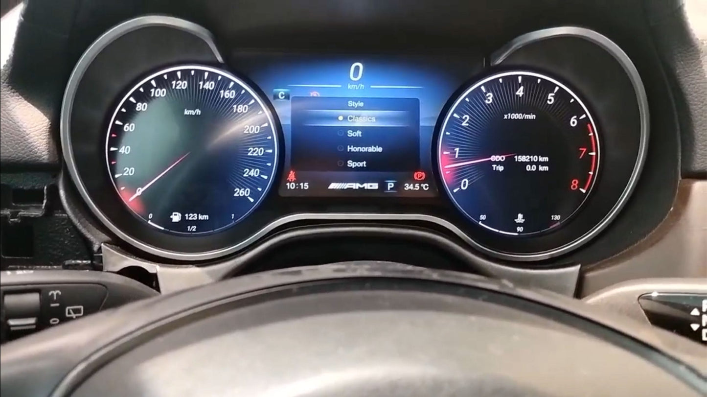 Digital Instrument Cluster (Mercedes Benz) G-Class W463 (2013-2018)